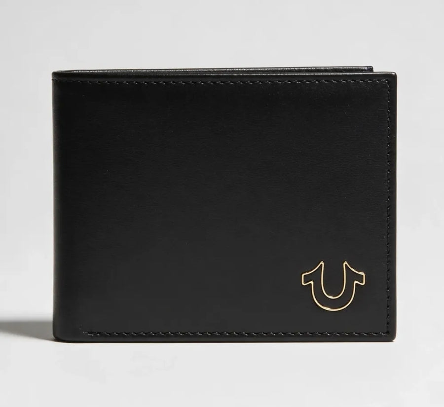 CARTERA NEGRA DAKAR GOLD ESPUELA NEGRA DORADO